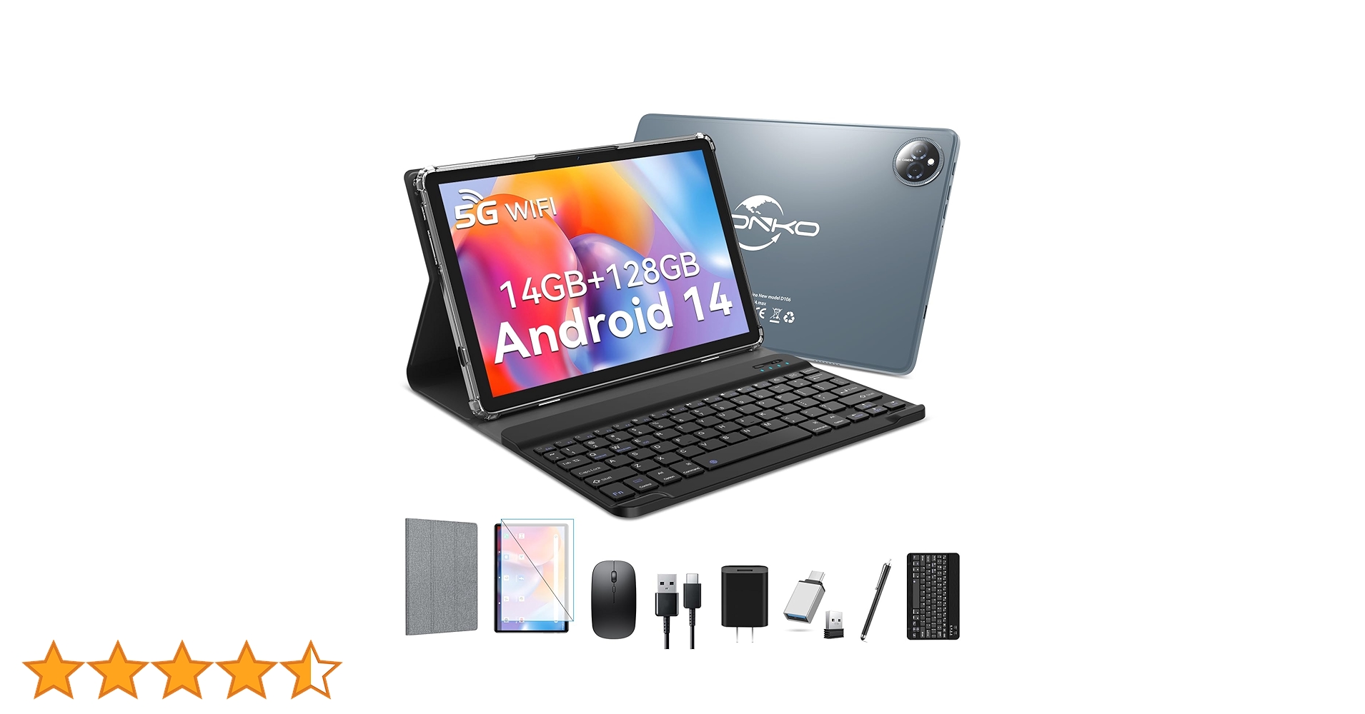 Amazon.co.jp: 最新 2025 Android14 タブレット10インチ2in1タブレット